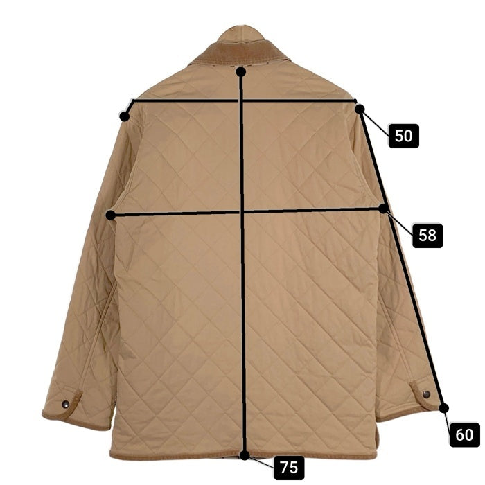 BURBERRY バーバリー リバーシブルジャケット キルティング 中綿 ベージュ ノバチェック BBP16-300-50 Size L 福生店