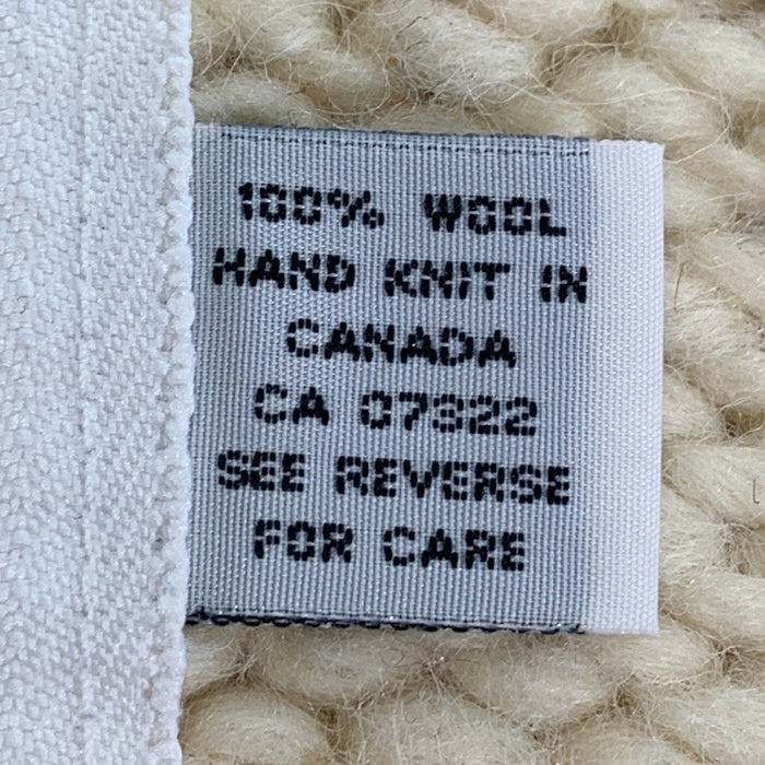 CANADIAN SWEATER カナディアンセーター ボクシング柄 ジップアップ カウチンセーター レッド Size 40 福生店