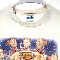 90's NBA FINALS 1998 シカゴ・ブルズ プリントTシャツ ホワイト PRO PLAYER USA製 Size M 瑞穂店