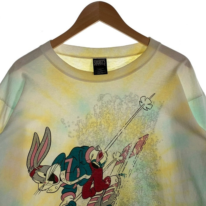 90's Bugs Bunny バッグス・バニー プリント ロングスリーブTシャツ タイダイ 1997コピーライト USA製 Size L 福生店