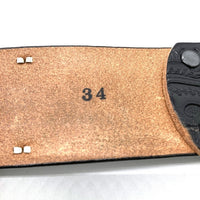 ATTRACTIONS アトラクションズ ACE WESTERN BELTS エースウエスタンベルト A20032 Studded and Jeweled Belt スタッズ ジュエリー ベルト ブラック size34 瑞穂店