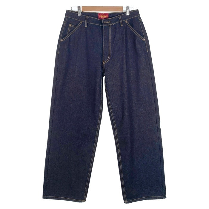 Mutimer ジッパーフライ ワイドデニムパンツ インディゴ Size 32 福生店