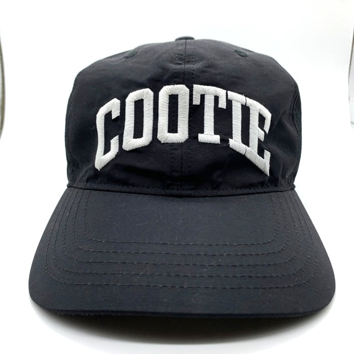 COOTIE クーティー ナイロン コットン 6パネルキャップ ブラック 刺繡 60/40クロス 福生店