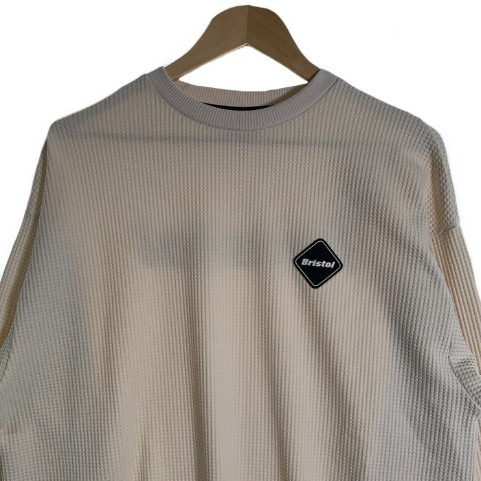 F.C.Real Bristol エフシーレアルブリストル テック ワッフルサーマルカットソー 長袖 アイボリー FCRB-240037 Size M 福生店