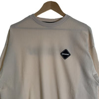 F.C.Real Bristol エフシーレアルブリストル テック ワッフルサーマルカットソー 長袖 アイボリー FCRB-240037 Size M 福生店
