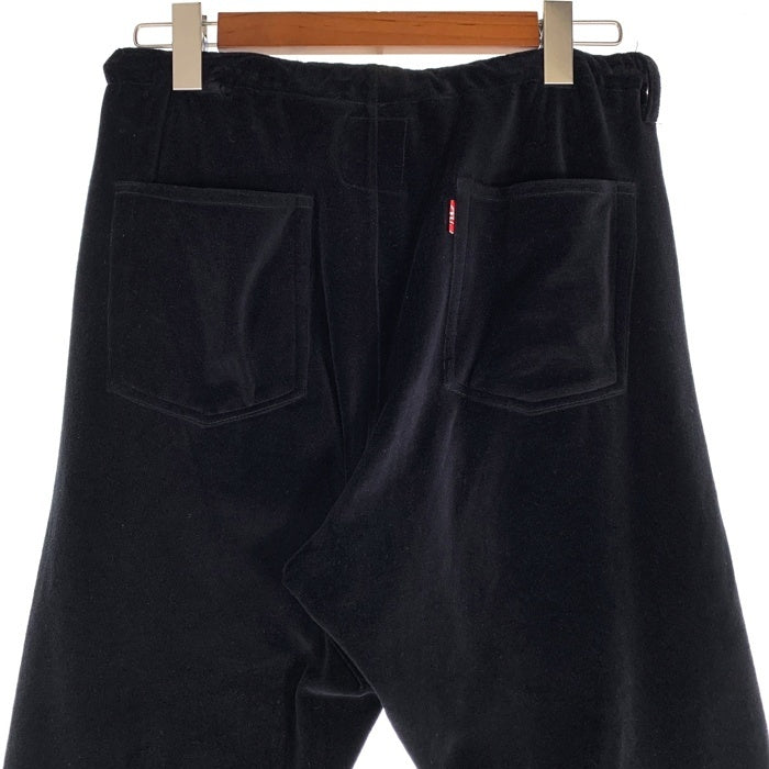 NASTOYS ナストイズ Velor Track Pants ベロアトラックパンツ イージー ブラック Size M 福生店