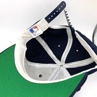 90's~ MLB デトロイト・タイガース スナップバックベースボールキャップ ネイビー USA製 ANNCO 福生店