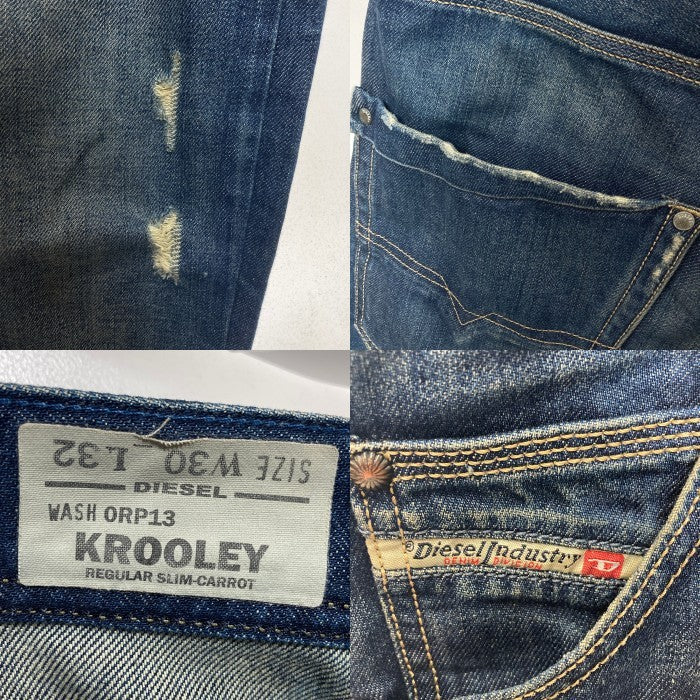 DIESEL ディーゼル KROOLEY レギュラー スリムジーンズ インディゴ size30 瑞穂店