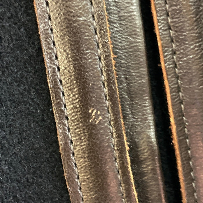 JELADO ジェラード DONKEY COAT ドンキーコート  レザー切り替え ピーコート ブラック size38 瑞穂店