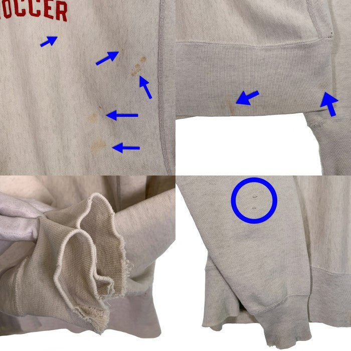 60's Champion チャンピオン GUNN SOCCER リバースウィーブ クルーネックスウェットトレーナー オートミール タタキタグ Size M 福生店