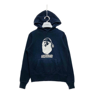 A BATHING APE アベイシングエイプ PIRATE STORE パイレーツストア プルオーバーパーカー ネイビー sizeS 瑞穂店
