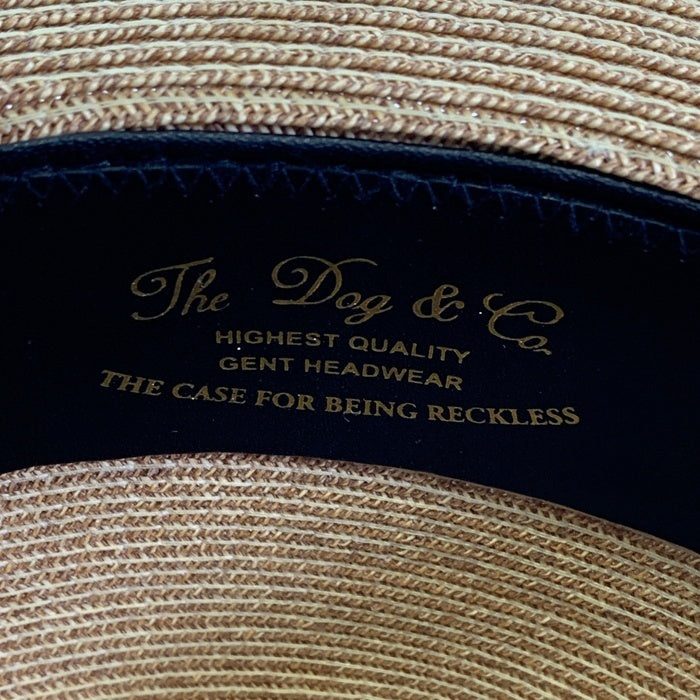 THE H.W.DOG & CO. ザ エイチ ダブリュー ドッグ アンド カンパニー フロント ペーパー8 ハット 麦わら帽子 ベージュ D-00243 Size 38 福生店