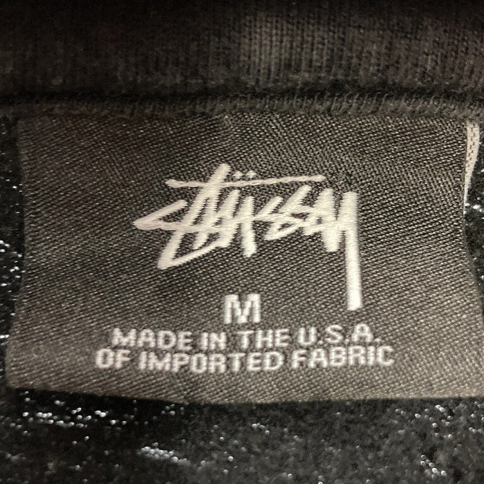 STUSSY ステューシー USA製 ワールドツアー プルオーバーパーカー ブラック sizeM 瑞穂店