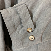 GIORGIO ARMANI LE COLLEZIONI ジョルジオアルマーニ  コレツィオーニ ポリエステルxオレフィン ロングコート グレー size38 瑞穂店