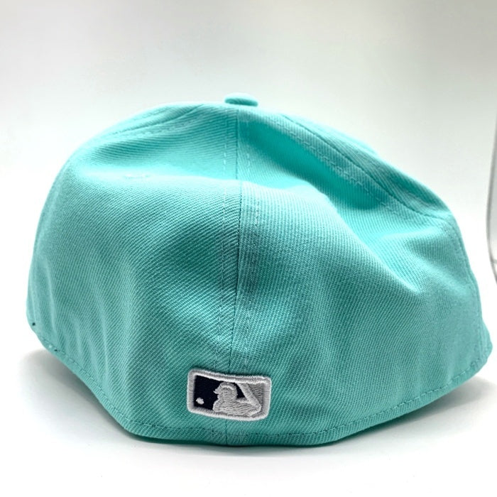 NEWERA ニューエラ Newyork Yankees ニューヨーク ヤンキース 5th Avenue Pack THE CAP別注 59FIFTY LOW PROFILE ベースボールキャップ サイドパッチ ティファニーブルー Size 7 5/8 (60.6cm) 福生店