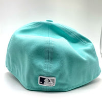 NEWERA ニューエラ Newyork Yankees ニューヨーク ヤンキース 5th Avenue Pack THE CAP別注 59FIFTY LOW PROFILE ベースボールキャップ サイドパッチ ティファニーブルー Size 7 5/8 (60.6cm) 福生店