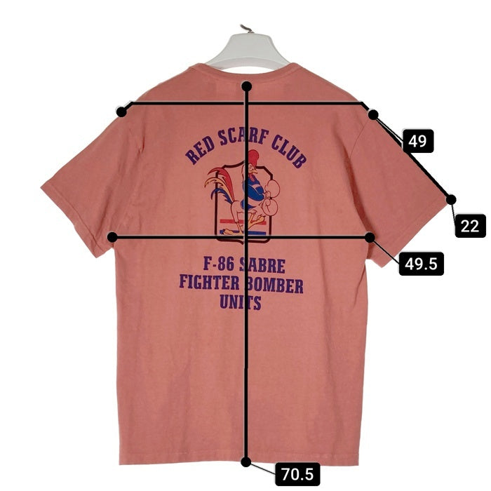 BUZZ RICKSON バズリクソン プリントTシャツ レッド sizeXL 瑞穂店