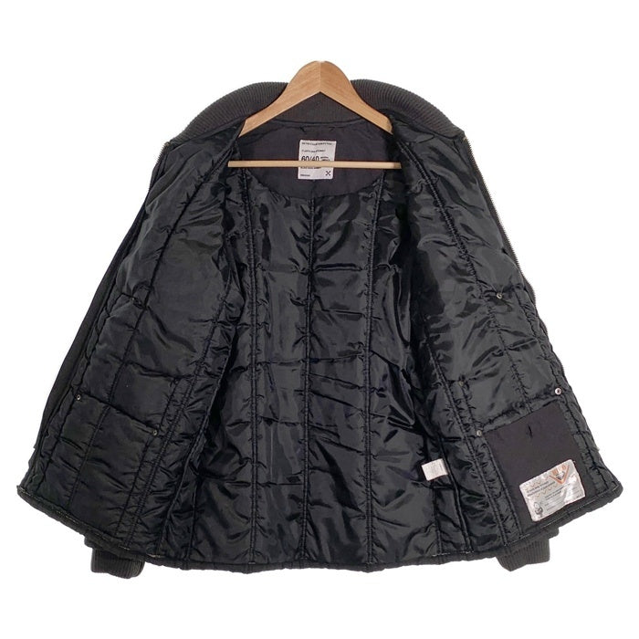 BLUCO ブルコ 60/40クロス ジップアップワークジャケット ブラック シンサレート 中綿 Size L 福生店