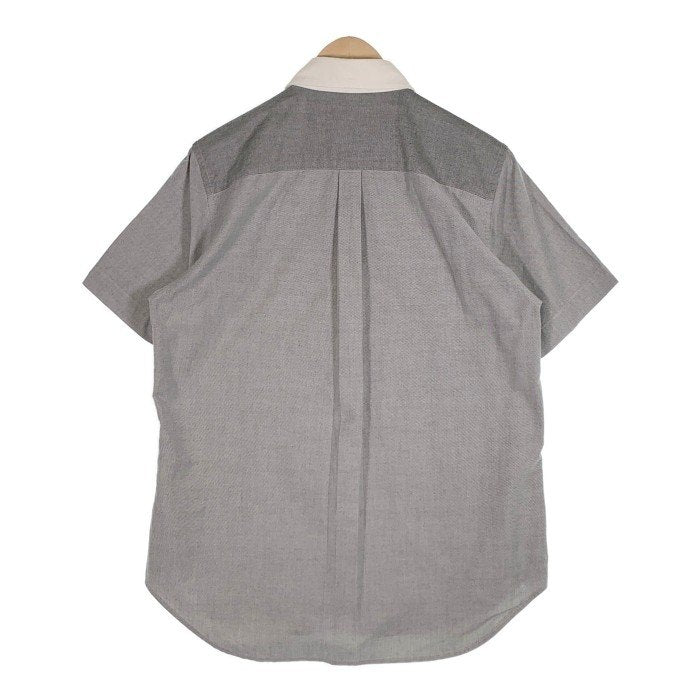 GANRYU ガンリュウ 17SS 6-Pocket S/S Shirt 6ポケット ショートスリーブシャツ グレー ブラック ES-B013 Size M 福生店