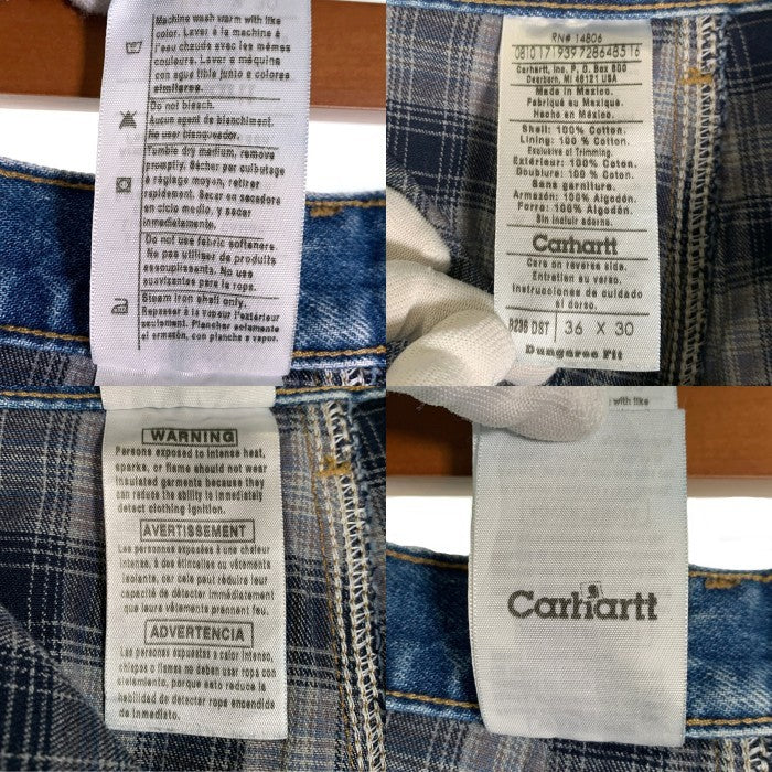 Carhartt カーハート デニムペインターパンツ ワーク 裏地フランネル インディゴ B236 DST Size 36×30 福生店