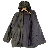 00’s NIKE ナイキ リバーシブル フーデッドジャケット ナイロン フリース モスグリーン チャコール Size M 福生店