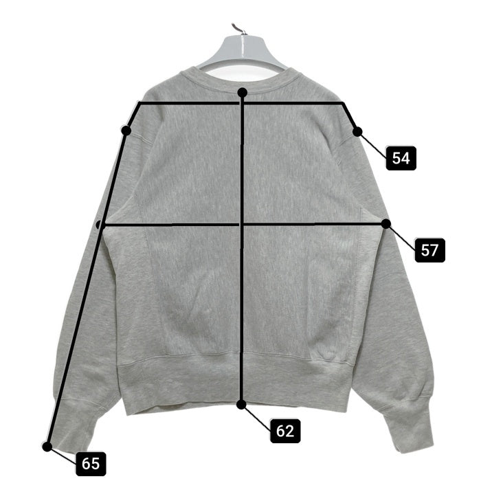 90's Champion チャンピオン WAYNE STATE UNIVERSITY リバースウィーブ スウェットトレーナー グレー USA製 トリコ刺繡 Size L 瑞穂店