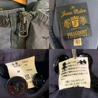FULLCOUNT フルカウント STAND HOOD SHORT MODS COAT スタンドフード ショート モッズコート ミリタリージャケット ネイビー 2954 Size 40 福生店