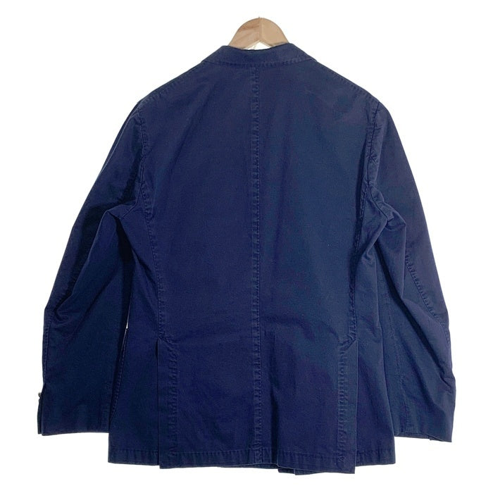 BOGLIOLI ボリオリ COAT コットン ダブルブレスレット ジャケット コート ネイビー メタルボタン イタリア製 Size 52 福生店
