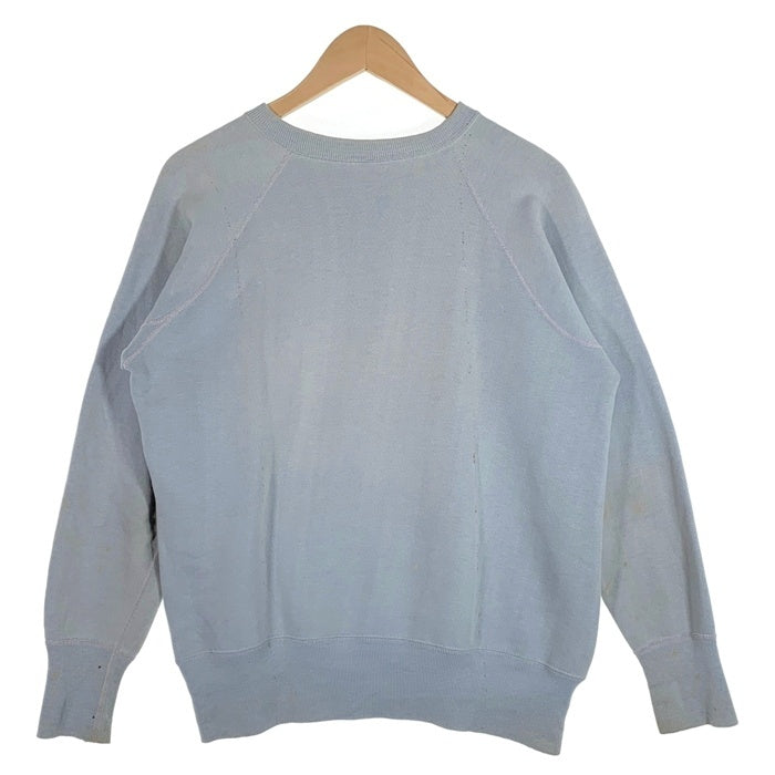 60's CALIFORNIA カリフォルニア カレッジプリント ラグランスリーブ スウェットトレーナー ライトブルー Size M 相当 福生店