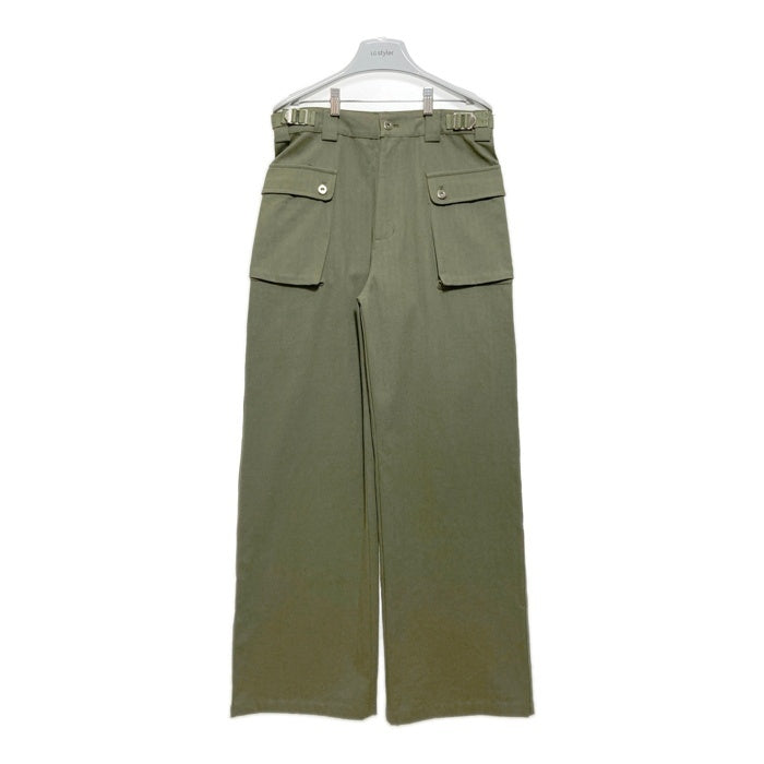 ブランド不明 ヘリンボーン モンキーパンツ オリーブ Size 30 瑞穂店