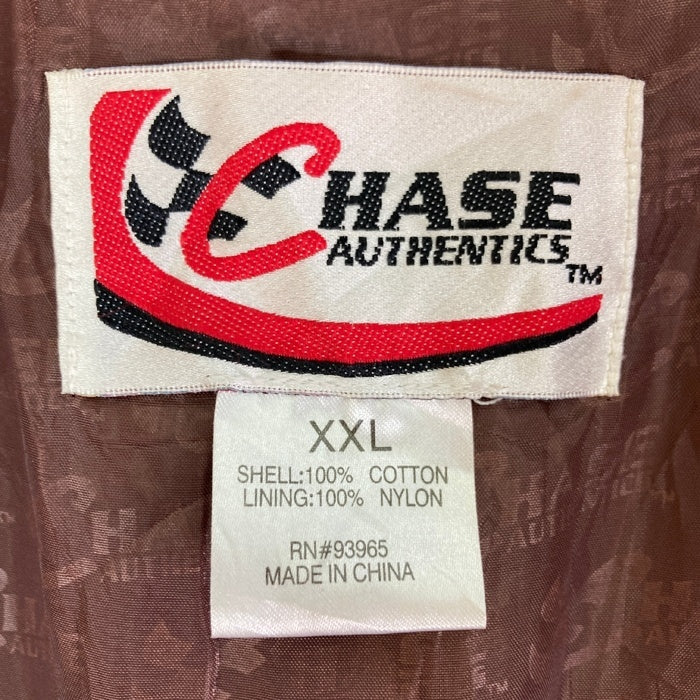 CHASE AUTHENTICS チェイス Dale Jarrett デイル・ジャレット #88 UPS 2003年 レーシングジャケット ブラウン sizeXXL 瑞穂店