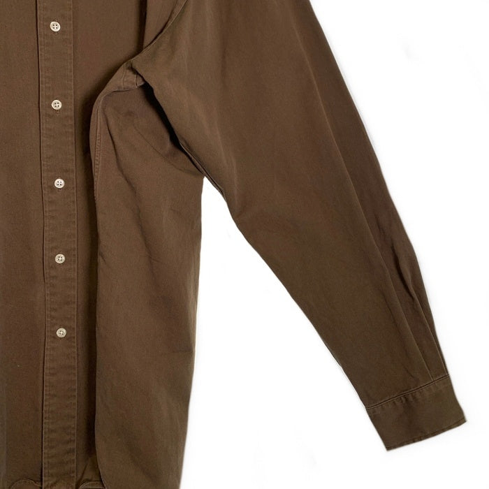 Ralph Lauren ラルフローレン BLAKE コットン ボタンダウンシャツ 長袖 ブラウン Size M 福生店