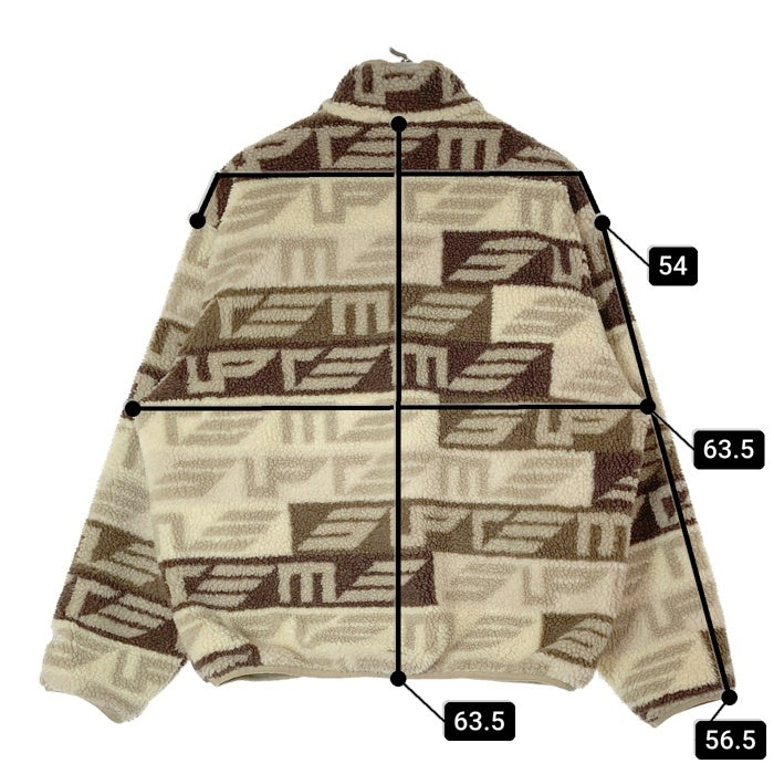 Supreme シュプリーム 23FW Geo Reversible WINDSTOPPER Fleece Jacket リバーシブル フリースジャケット ブラウン sizeS 瑞穂店