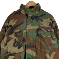 80's U.S.ARMY 米陸軍 M-65 フィールドジャケット ミリタリー カモフラージュ 87年会計 Size L-R 福生店