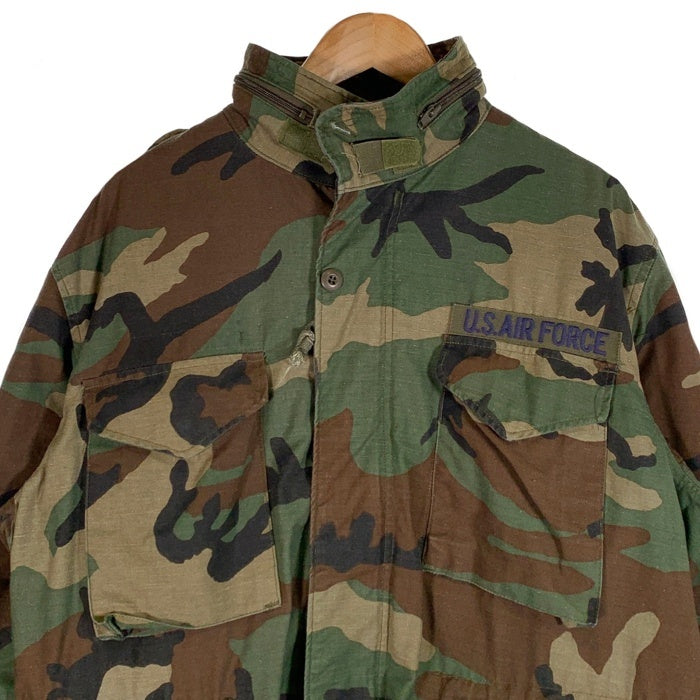 80's U.S.ARMY 米陸軍 M-65 フィールドジャケット ミリタリー カモフラージュ 87年会計 Size L-R 福生店