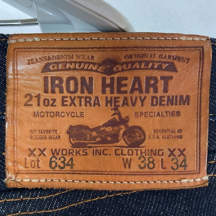 IRON HEART アイアンハート 21oz エクストラヘビー デニムパンツ インディゴ sizeW38 瑞穂店