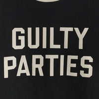 WACKO MARIA ワコマリア 15AW GUILTY PARTIES 2トーン クルーネックスウェットトレーナー プリント ブラック ホワイト Size XL 福生店