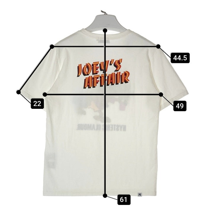 HYSTERIC GLAMOUR ヒステリックグラマー 02182CT29 JOEY'S AFFAIR Tシャツ ホワイト sizeS 瑞穂店