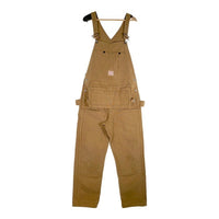 FREEWHEELERS フリーホイーラーズ GREAT LAKES WOODMAN BIB OVERALL ダック地 ビブ オーバーオール イエローブラウン Size 30-34 福生店