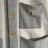 RELAX FIT リラックスフィット BLANKET スウェット パイル カバーオール グレー ホワイト Size F 福生店