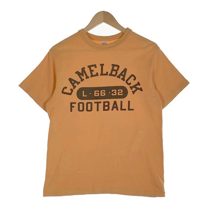 WAREHOUSE ウエアハウス CAMELBACK プリントTシャツ オレンジ Size M 福生店