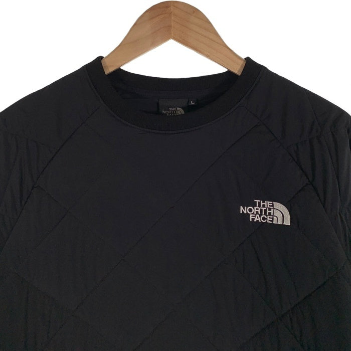 THE NORTH FACE ノースフェイス バーテックス スウェットクルー トレーナー ナイロン 中綿 ブラック NY81782 Size L 福生店