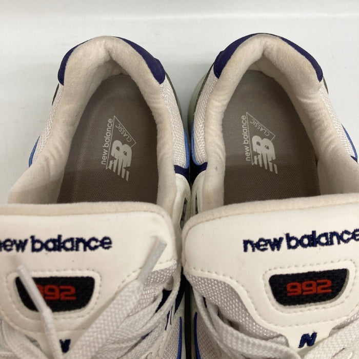 New Balance ニューバランス M992EC USA製 ローカットスニーカー ホワイト size27.5cm 瑞穂店