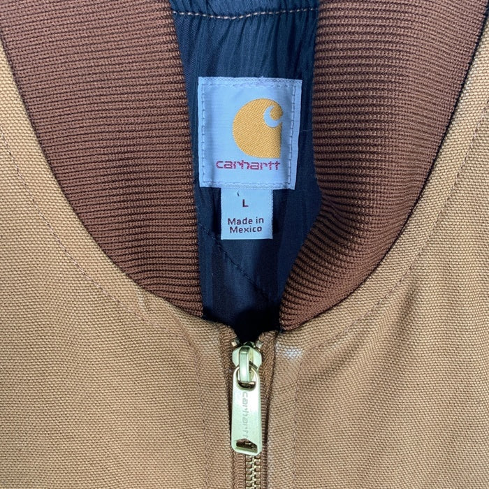 Carhartt カーハート Duck Vest ダックベスト ブラウン V01-BRN メキシコ製 0120 Size L 福生店