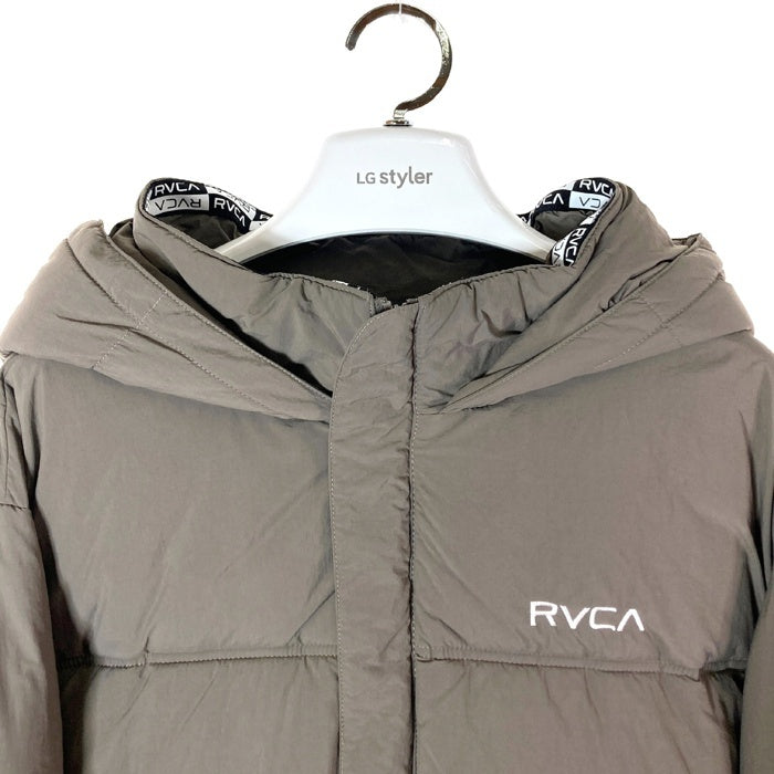 RVCA ルーカ BC042776 中綿ジャケット 背面ロゴ チャコールグレー sizeS 瑞穂店