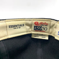 New Era ニューエラ FOG ESSENTIALS エッセンシャルズ 59FIFTY ベースボール キャップ ブラック Size 7 (55.8cm) 福生店