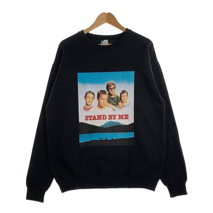 WACKO MARIA ワコマリア STAND BY ME SWEATSHIRT スタンドバイミープリント クルーネックスウェットトレーナー ブラック SBM-WM-SS01 Size L 福生店