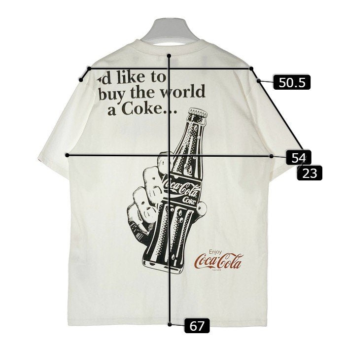 AVIREX アヴィレックス 783-3134110 AVIREX×COKE Tシャツ プリント ホワイト SizeM 瑞穂店