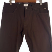 CRIMIE クライミー STRETCH TWILL SLIM FIT 7714 PANTS ストレッチツイルパンツ スリムフィット ブラウン CR1-02C5-PL11 Size XL 福生店