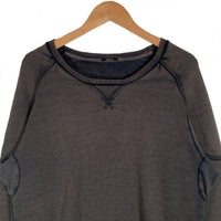 DENHAM デンハム CARVER SWEAT VRF 加工 クルーネックスウェットトレーナー フェードブラック Size M 福生店